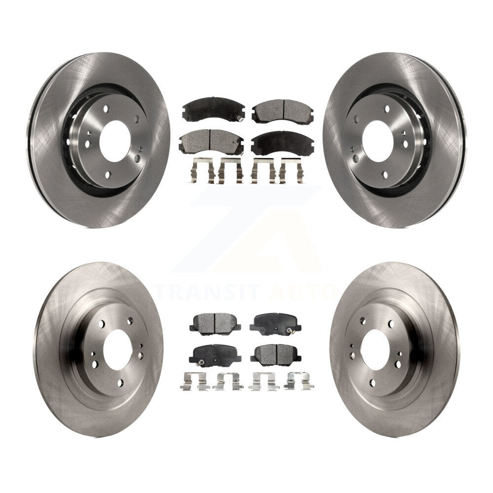 Kit de rotors de frein à disque avant et arrière et plaquettes en céramique pour Mitsubishi Outlander PHEV