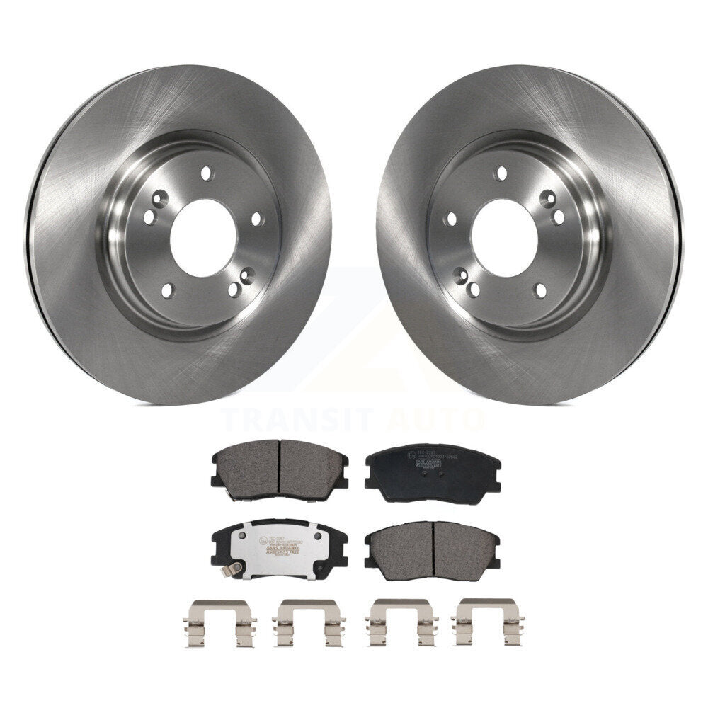 Kit de disques de frein à disque avant et plaquettes en céramique pour Kia Soul EV K8T-104141