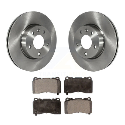 Kit de rotors de frein à disque avant et de plaquettes en céramique pour base Cadillac ATS 2019