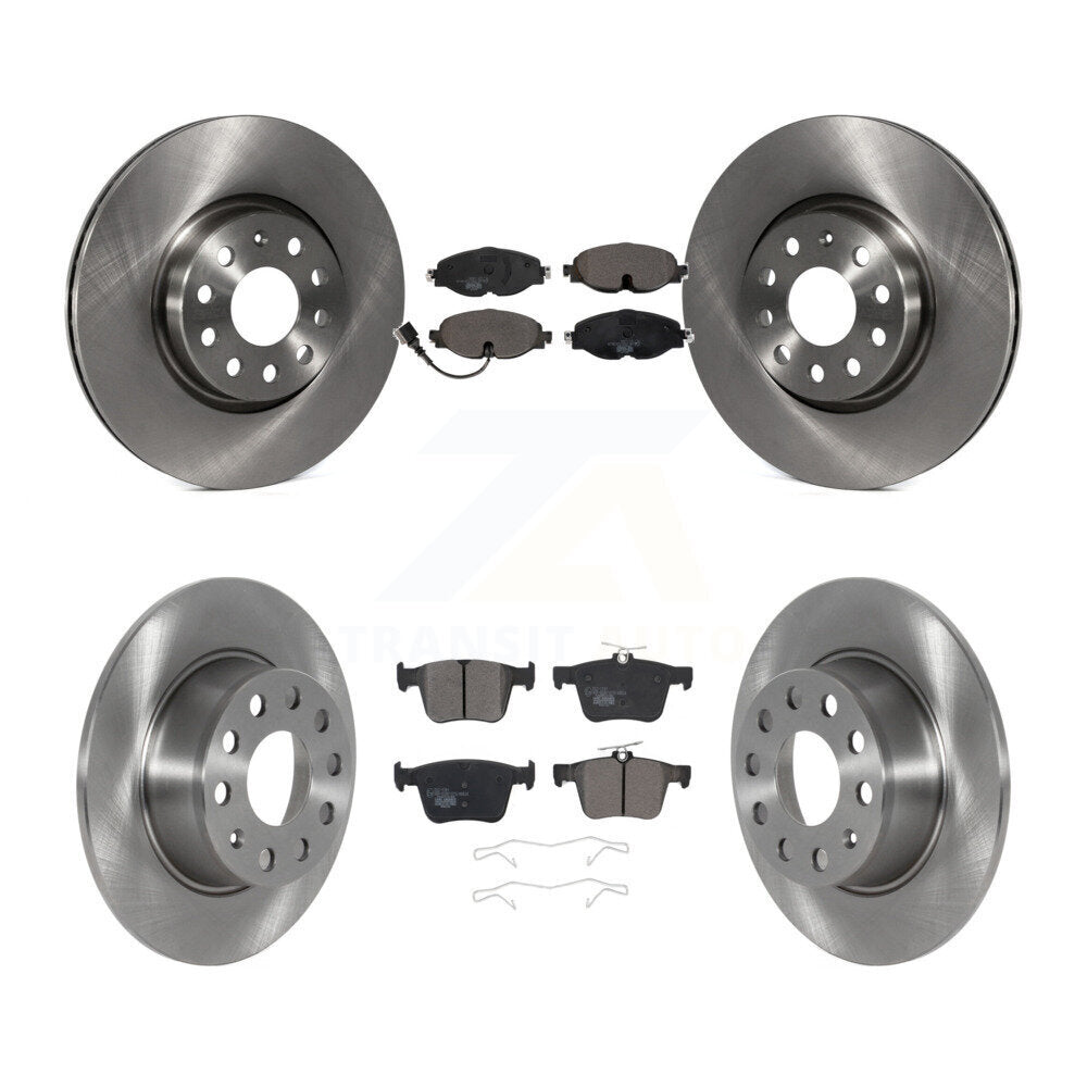 Rotors de frein à disque avant et arrière et kit de plaquettes en céramique pour Volkswagen Taos FW 2022 – 2023