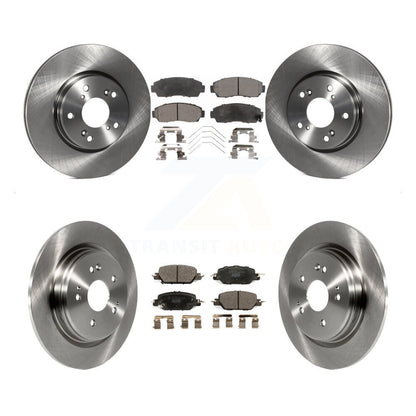 Kit de rotors de frein à disque avant et arrière et plaquettes en céramique pour Honda CR-V K8T-104167
