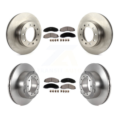 Kit de rotor de frein avant et arrière et plaquettes en céramique, pour Ford F-450 Super Duty F-550 F-60