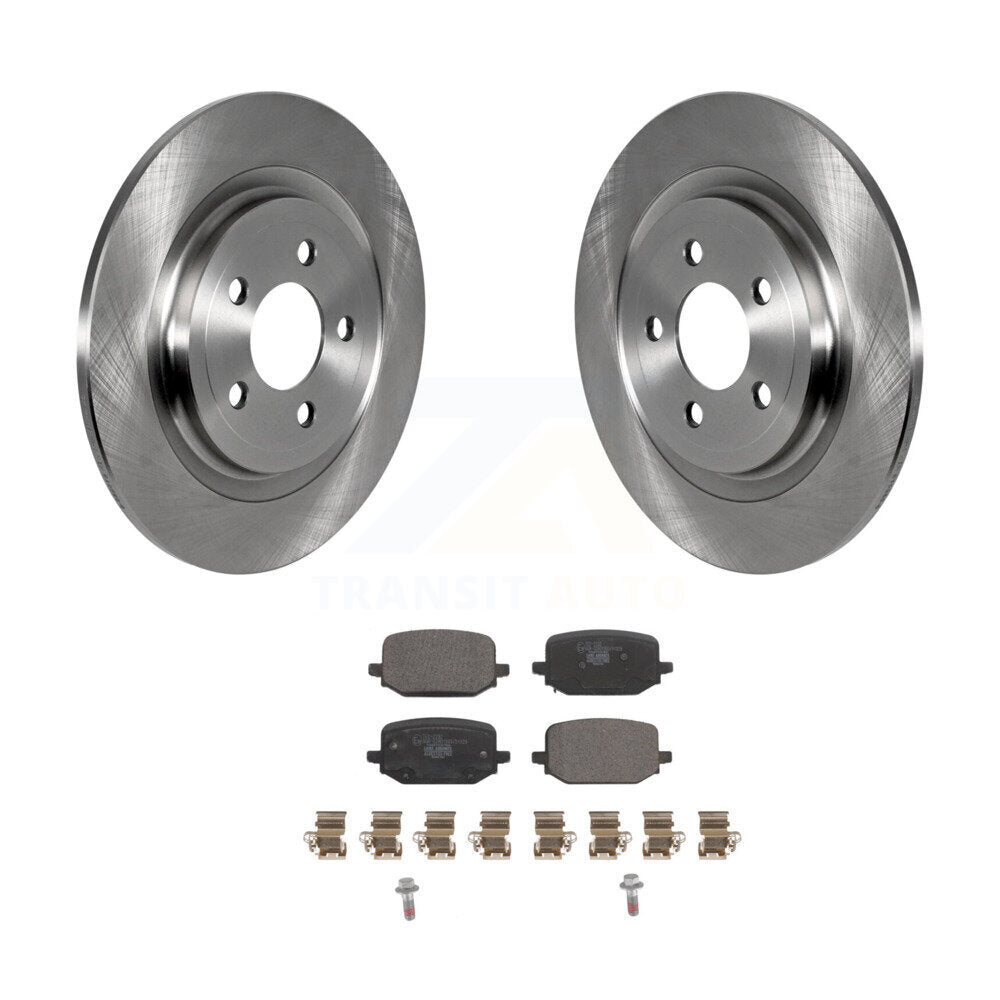 Rotors de frein à disque arrière et kit de plaquettes en céramique pour Ford Explorer 2022-2024 3.0L/2.3