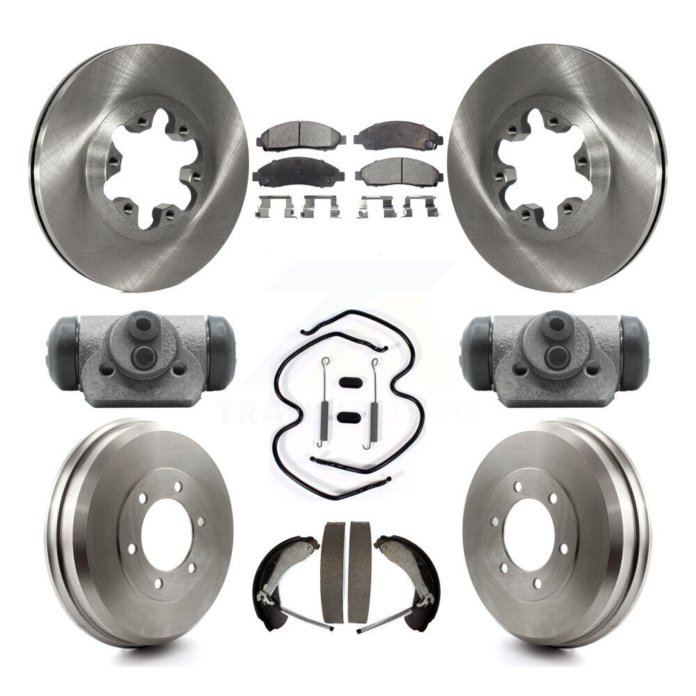 Kit de plaquettes et de tambour en céramique, Rotor de frein avant et arrière (9 pièces) pour Chevrolet Colorado GM