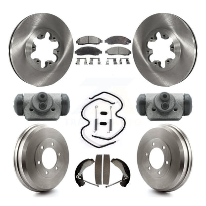 Kit de plaquettes et de tambour en céramique, Rotor de frein avant et arrière (9 pièces) pour Chevrolet Colorado GM