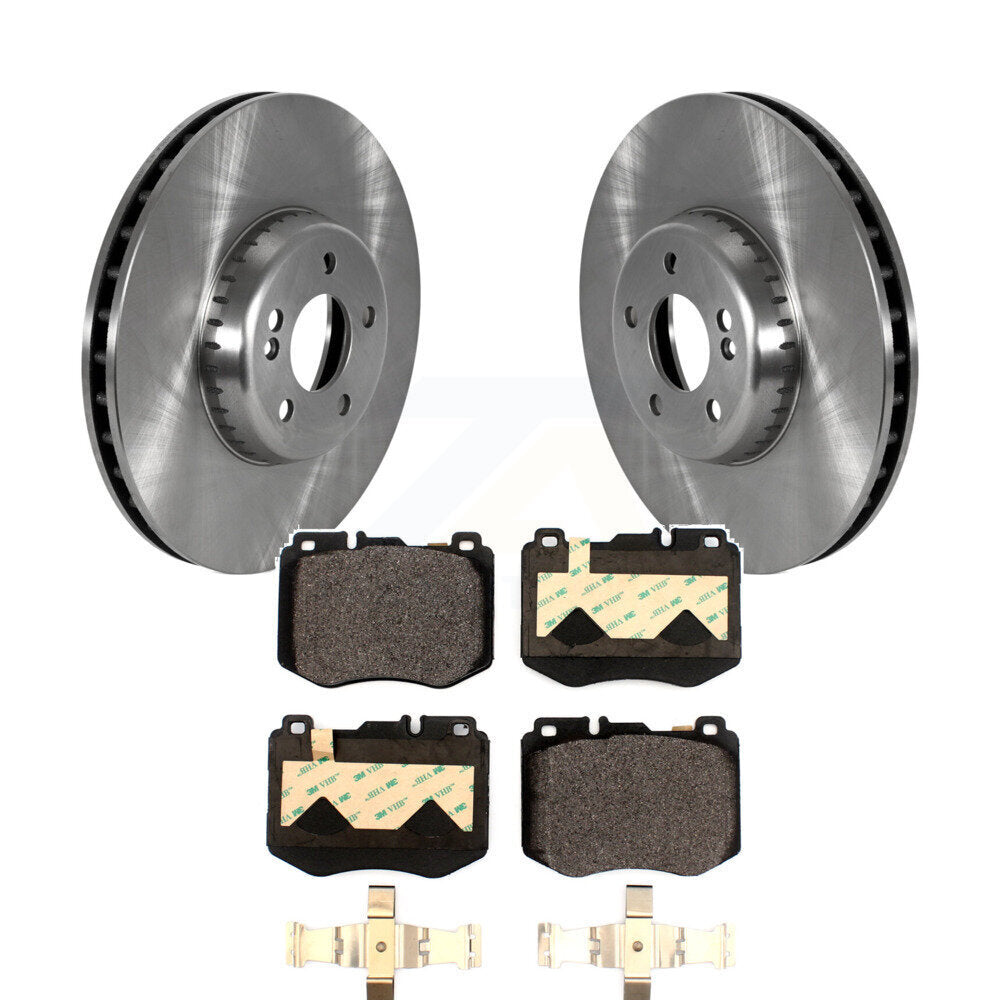 Kit de rotors de frein à disque avant et plaquettes en céramique pour Mercedes-Benz C300 C400 C350e