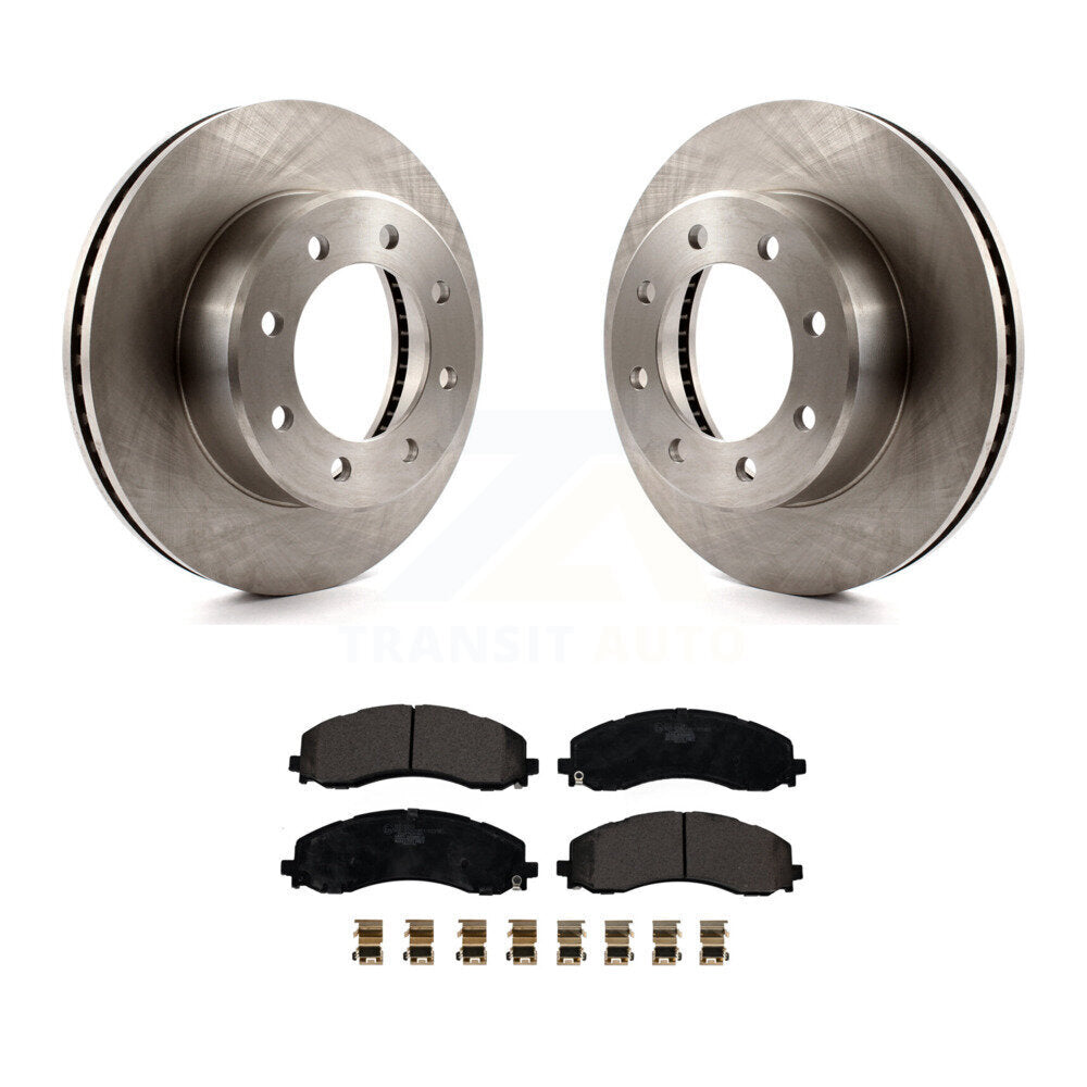Kit de rotors de frein à disque avant et plaquettes en céramique pour Ram 2500 3500 K8T-104226