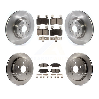 Kit de rotors de frein à disque avant et arrière et plaquettes en céramique pour Cadillac CTS K8T-104233