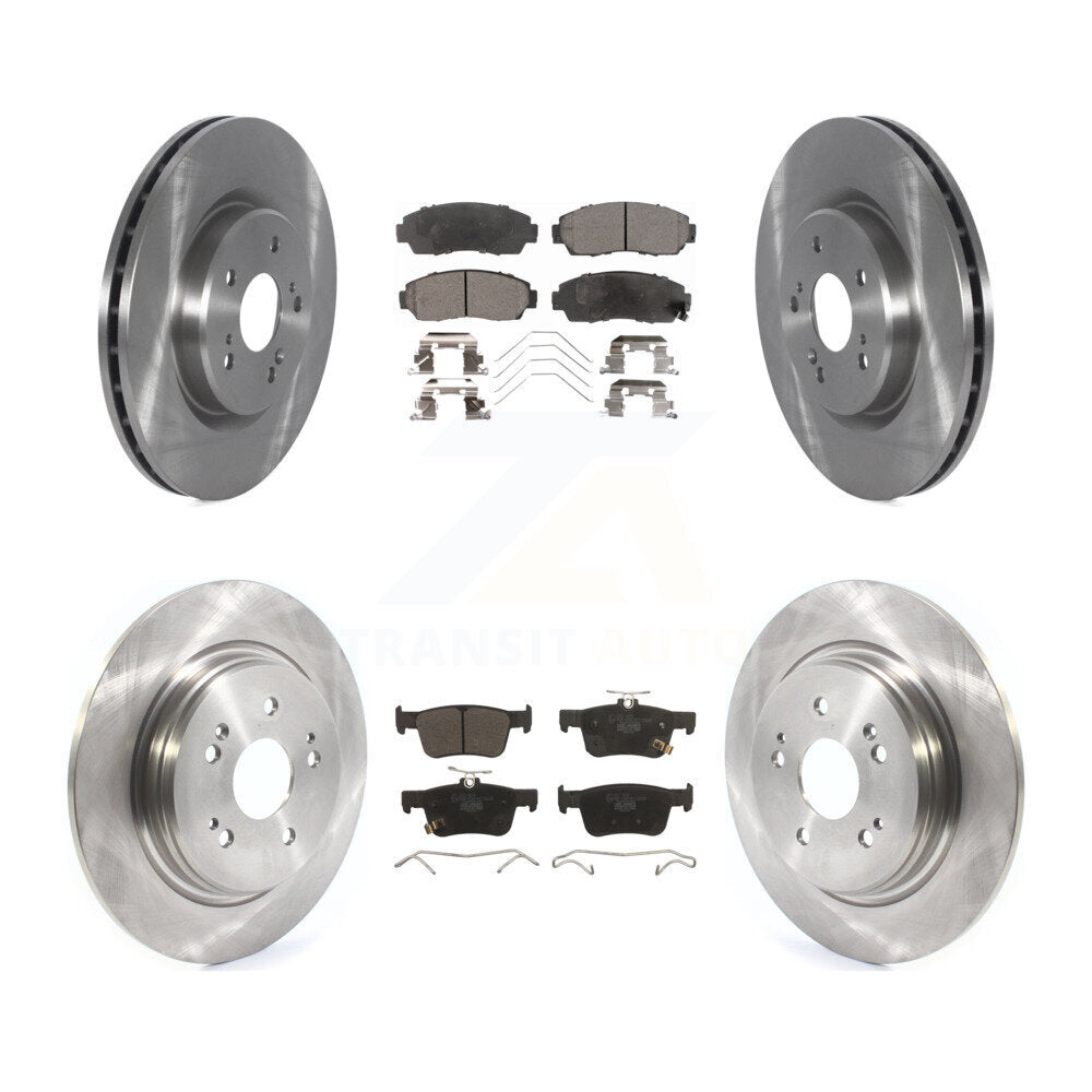 Kit de disques de frein à disque avant et arrière et plaquettes en céramique pour Acura RDX 2019 – 2021
