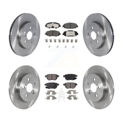 Kit de rotors de frein à disque avant et arrière et plaquettes en céramique pour Toyota Corolla 2.0L 2019