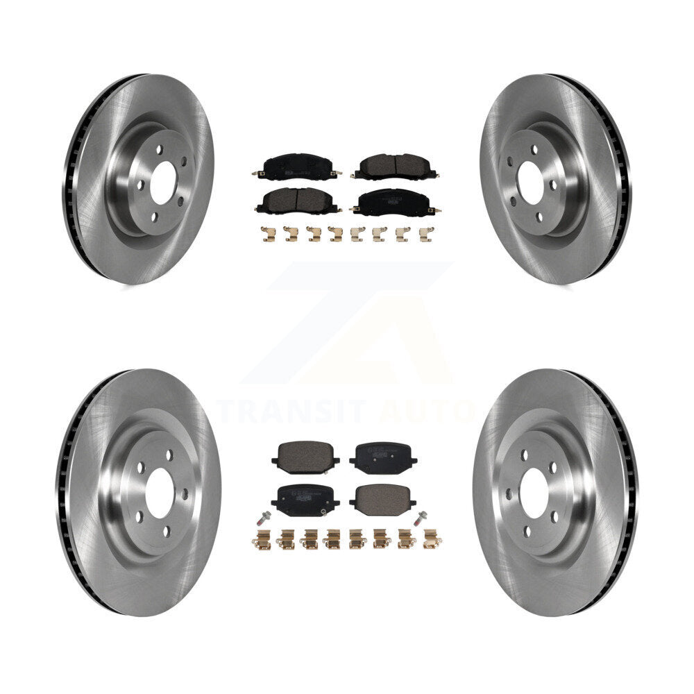 Kit de rotors de frein à disque avant et arrière et plaquettes en céramique pour Lincoln Aviator K8T-10425