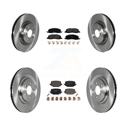 Kit de rotors de frein à disque avant et arrière et plaquettes en céramique pour Lincoln Aviator K8T-10425