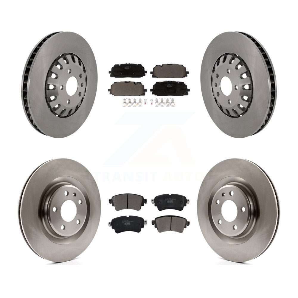 Kit de Rotor de frein à disque avant et arrière et plaquettes en céramique, pour Audi A6 Quattro A7 Sportbac