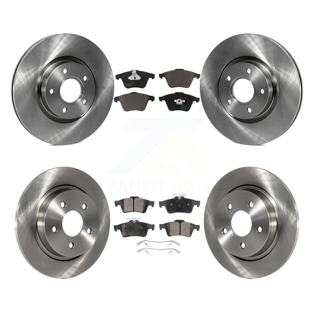 Kit de rotors de frein à disque avant et arrière et plaquettes en céramique pour Volvo S40 K8T-104262