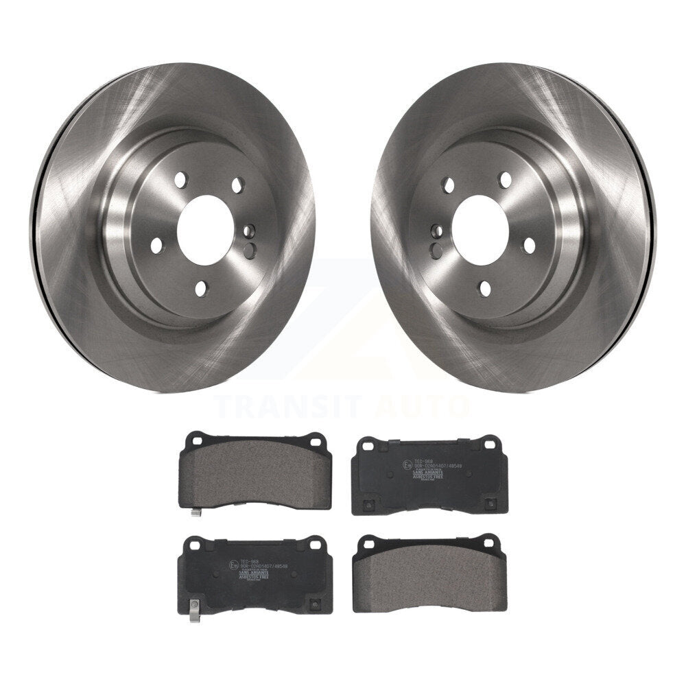 Kit de disques de frein à disque arrière et plaquettes en céramique pour Mercedes-Benz CL550 2011-2014