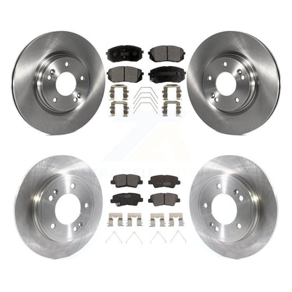 Kit de rotor de frein avant et arrière et plaquettes en céramique, pour Kia Forte Hyundai Veloster Forte