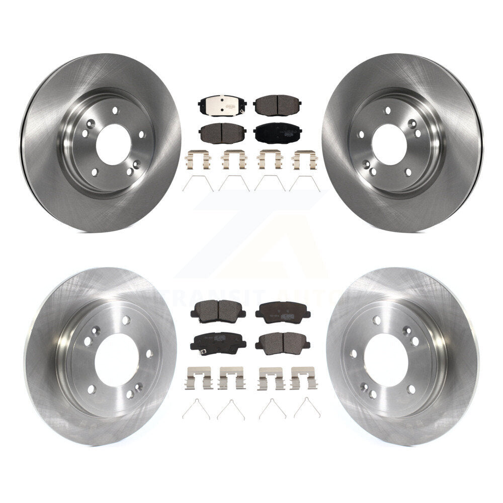 Kit de rotors de frein à disque avant et arrière et plaquettes en céramique pour Kia Forte 2020 1,6 l