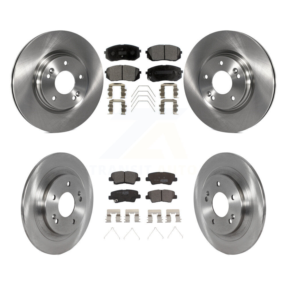 Kit de rotors de frein à disque avant et arrière et plaquettes en céramique pour Hyundai Kona AW 2022 – 2023