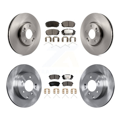 Kit de rotors de frein à disque avant et arrière et plaquettes en céramique pour Hyundai Sonata K8T-104314