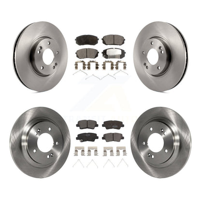 Kit de rotors de frein à disque avant et arrière et plaquettes en céramique pour Hyundai Sonata K8T-104315