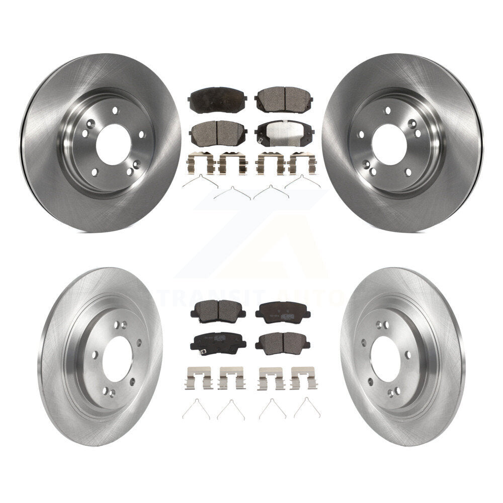 Kit de rotor de frein avant et arrière et plaquettes en céramique, pour Hyundai Kona électrique Kia Niro E