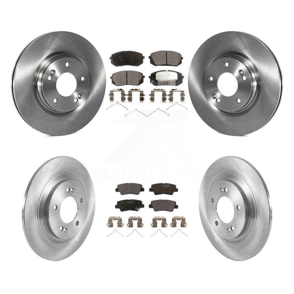 Kit de rotors de frein à disque avant et arrière et plaquettes en céramique pour Kia Niro EV 2019