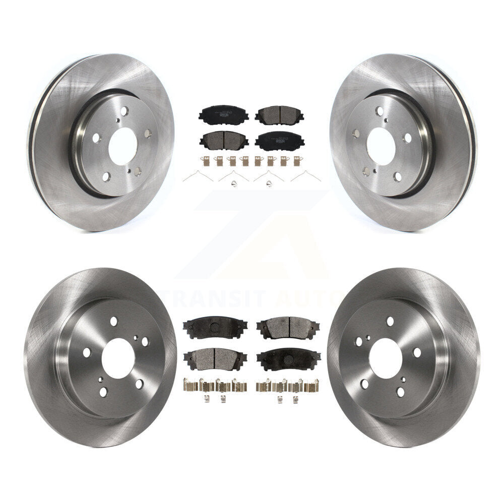 Kit de rotors de frein à disque avant et arrière et plaquettes en céramique pour Toyota C-HR K8T-104325