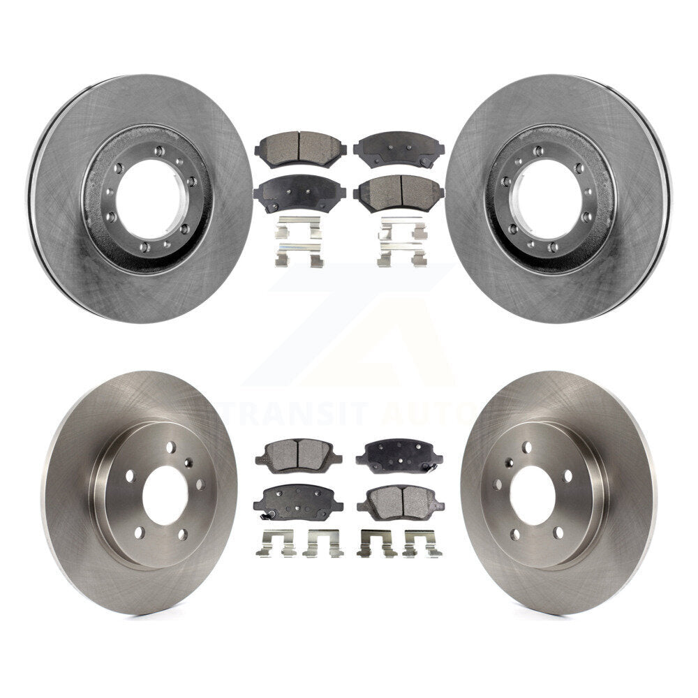 Kit de rotor de frein avant et arrière et plaquettes en céramique pour Pontiac Montana SV6 2005 avec FW