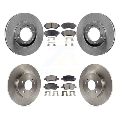 Kit de rotor de frein avant et arrière et plaquettes en céramique pour Pontiac Montana SV6 2005 avec FW