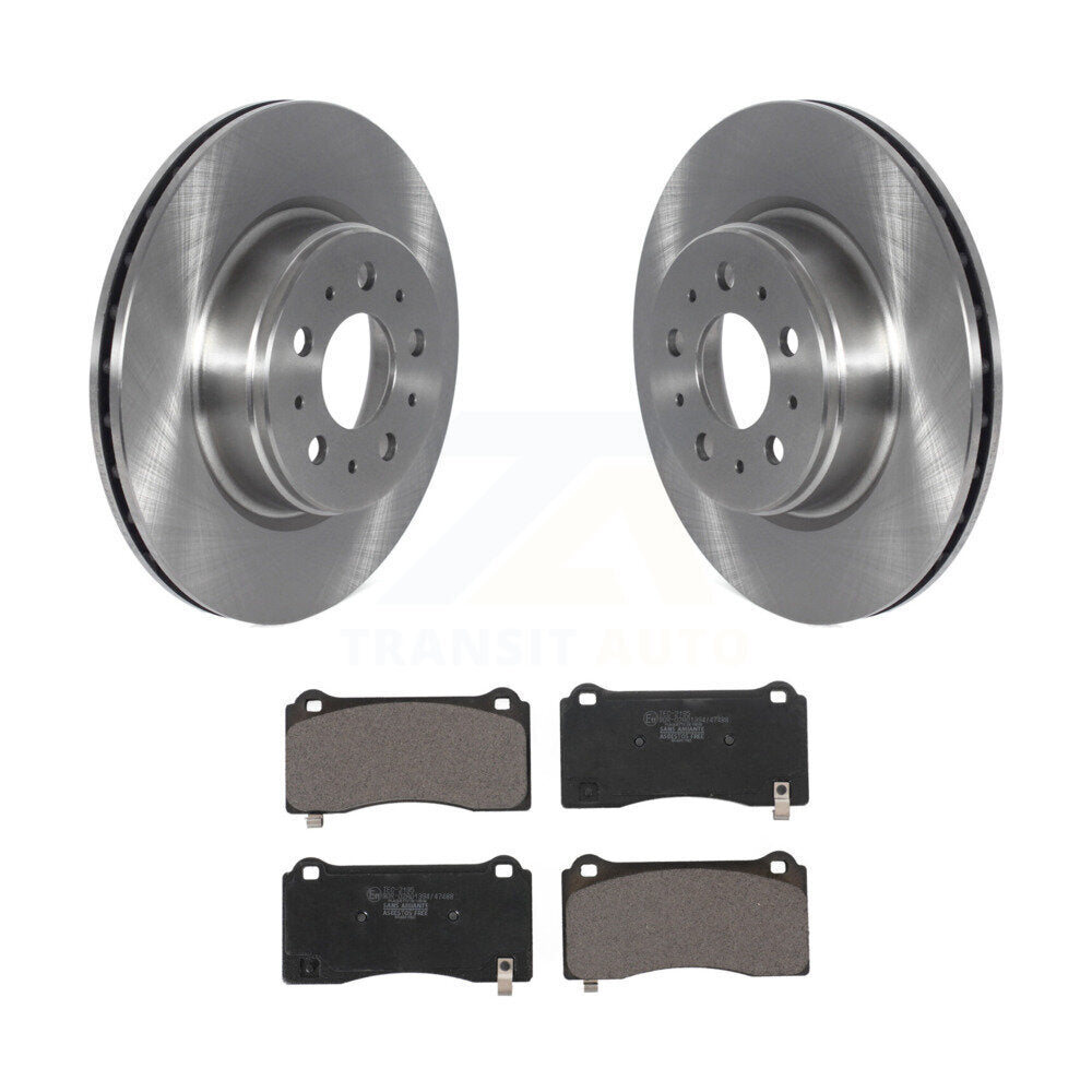 Kit de rotor de frein avant et de plaquettes en céramique pour Tesla 3 17-22 avec étrier peint en gris
