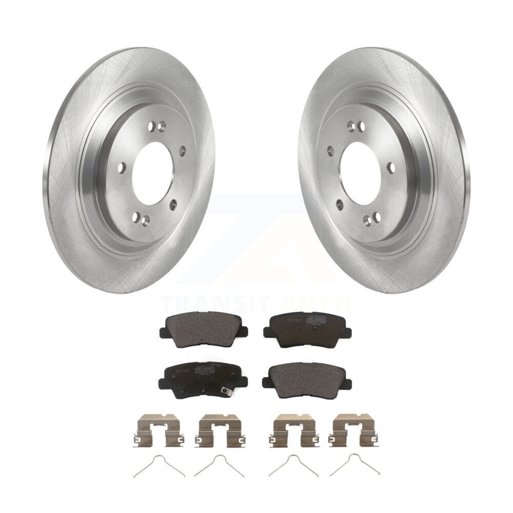 Kit de disques de frein à disque arrière et de plaquettes en céramique pour Kia Niro EV 2019 K8T-104343