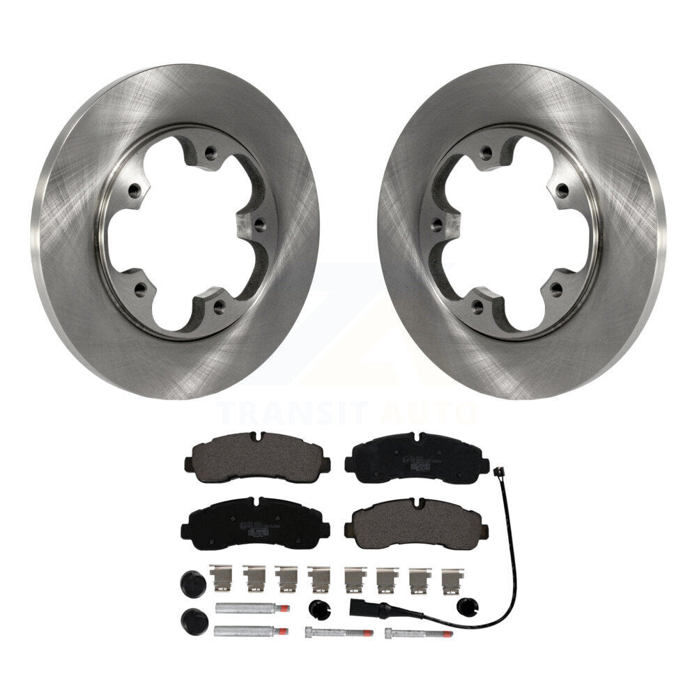 Rotors de frein arrière et kit de plaquettes en céramique pour Ford Transit-350 20-21 avec roue à 5 écrous