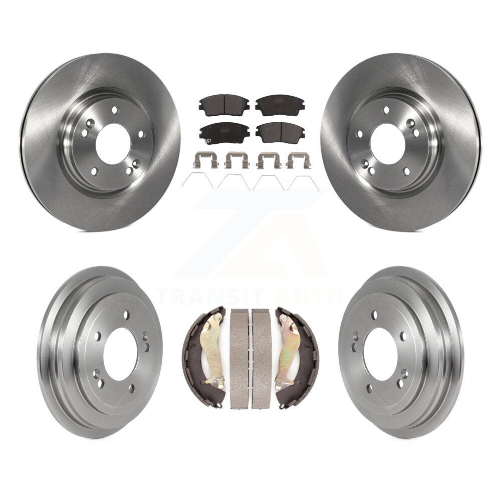 Kit de plaquettes et de tambour en céramique pour Rotor de frein avant et arrière, pour Hyundai Elantra 2017 2020 1.6