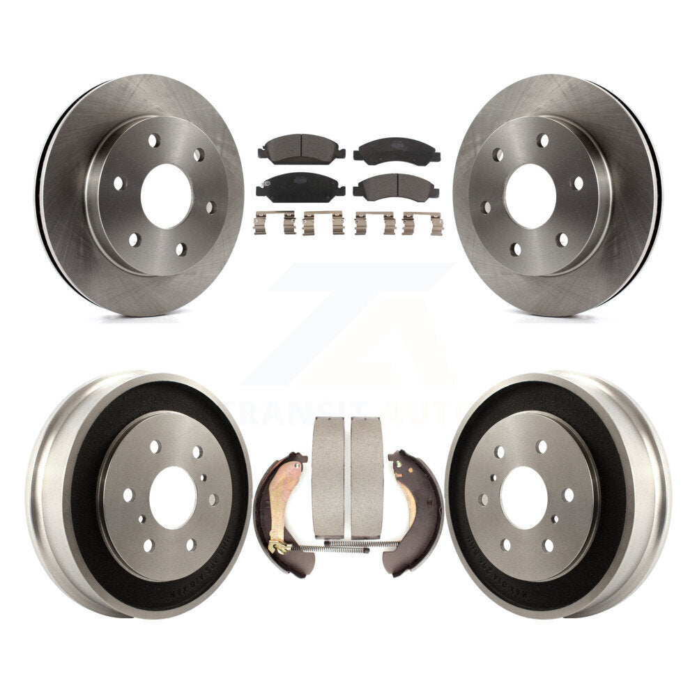 Kit de tambour de tampon en céramique de Rotor de frein avant et arrière pour frein arrière à disque GMC Sierra 1500
