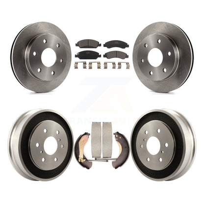Kit de tambour de tampon en céramique de Rotor de frein avant et arrière pour frein arrière à disque GMC Sierra 1500