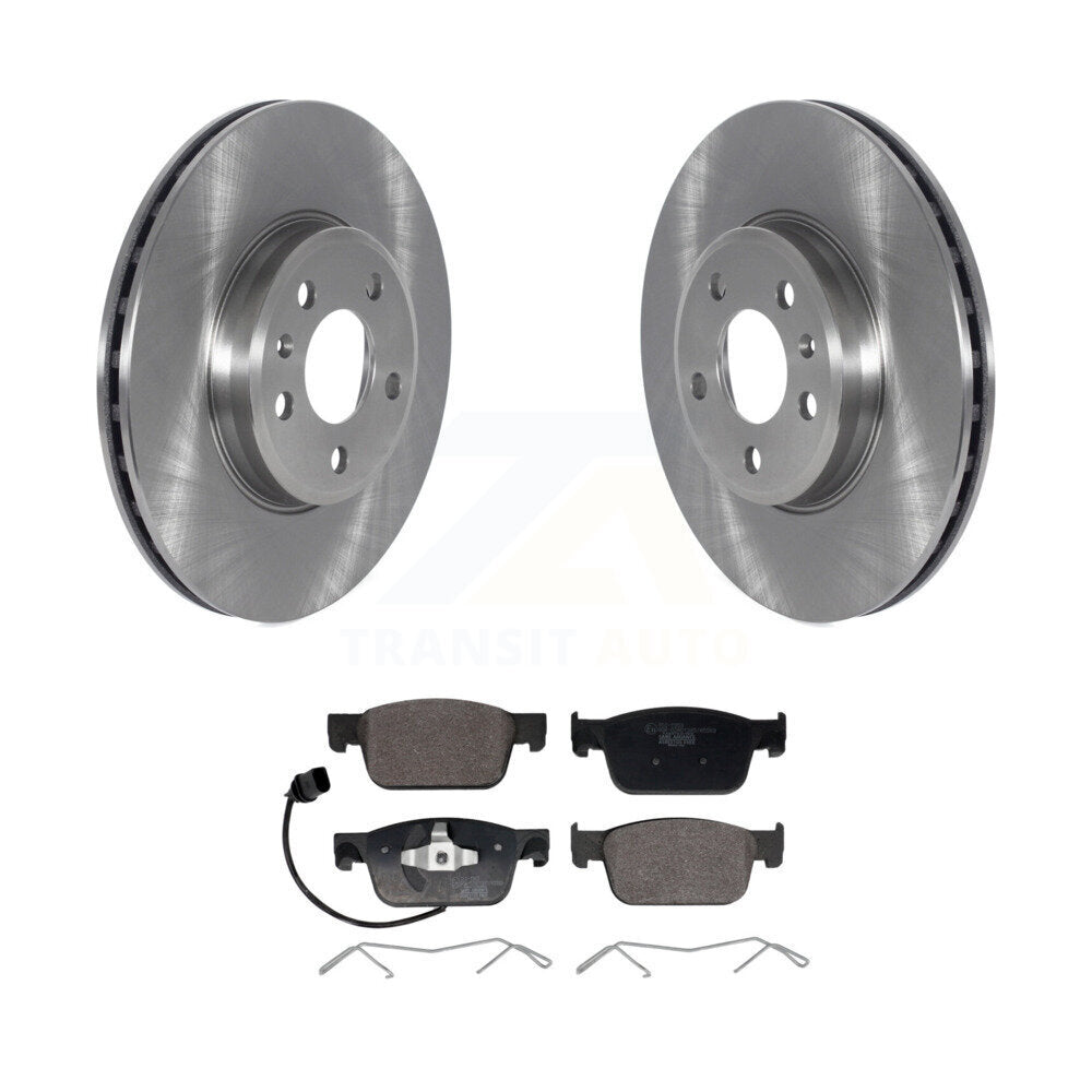 Rotors de frein avant et kit de plaquettes en céramique pour Audi A4 avec rotor de 314 mm de diamètre