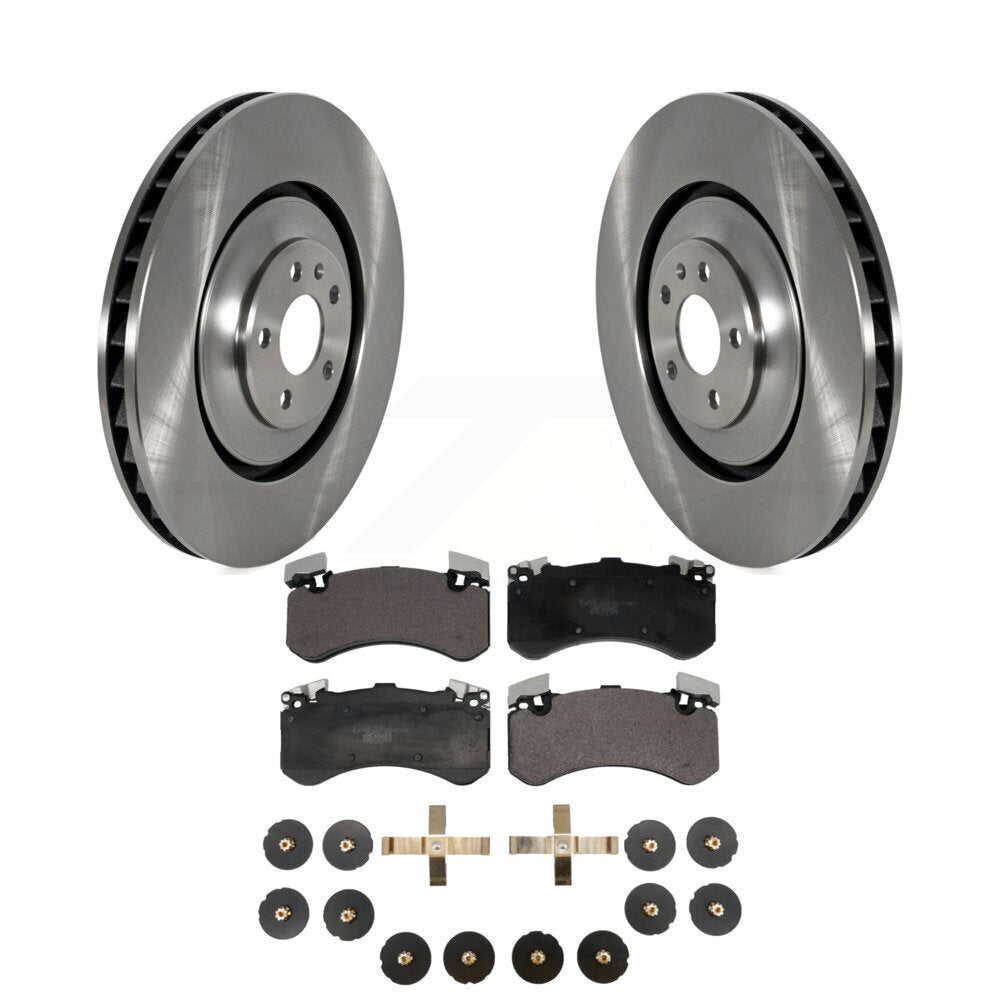 Kit de rotors de frein à disque avant et plaquettes en céramique pour Audi A8 Quattro S7 S8