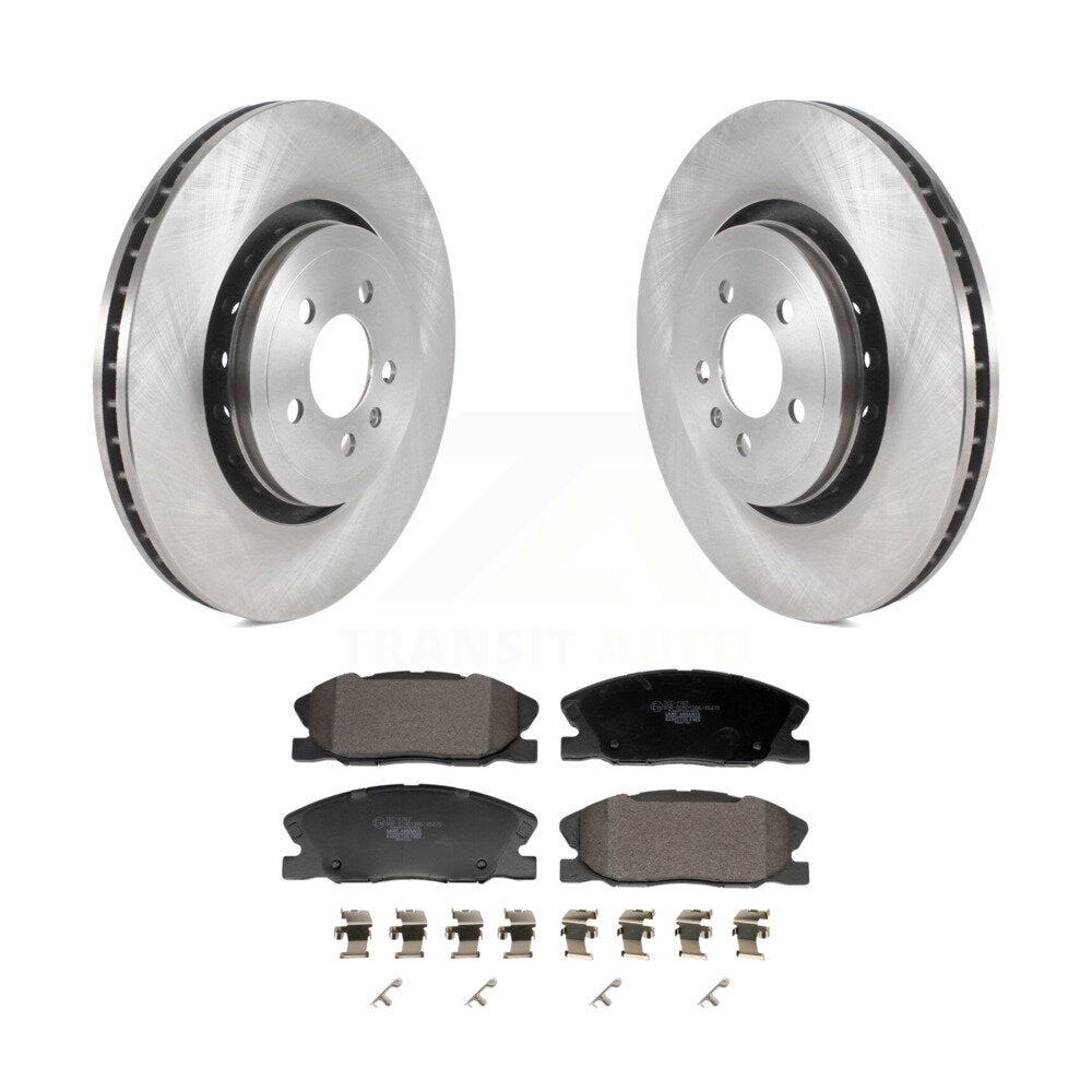 Kit de rotors de frein à disque avant et de plaquettes en céramique pour Dodge Charger K8T-104420