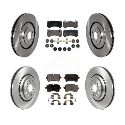 Kit de rotors de frein à disque avant et arrière et plaquettes en céramique pour Audi S7 S8 K8T-104426