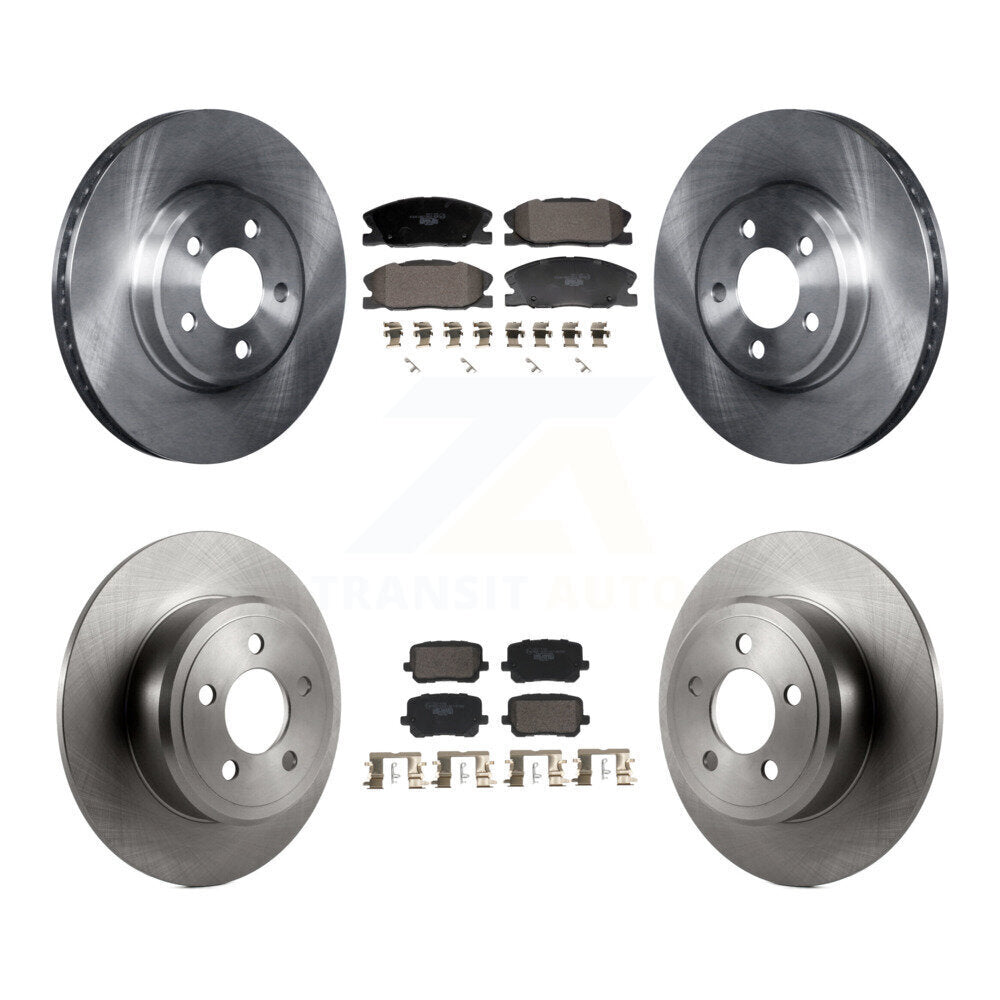 Kit de plaquettes en céramique pour Rotor de frein à disque avant et arrière, pour Dodge Charger RWD 2014 avec 3.6