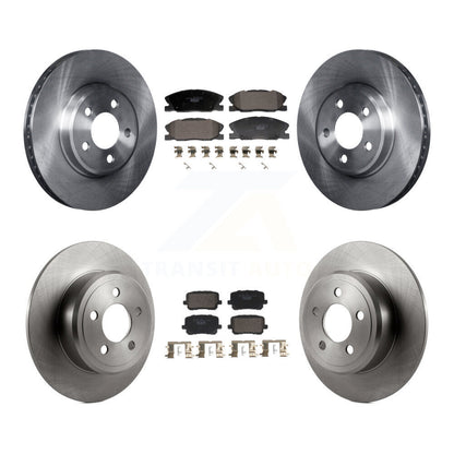 Kit de plaquettes en céramique pour Rotor de frein à disque avant et arrière, pour Dodge Charger RWD 2014 avec 3.6