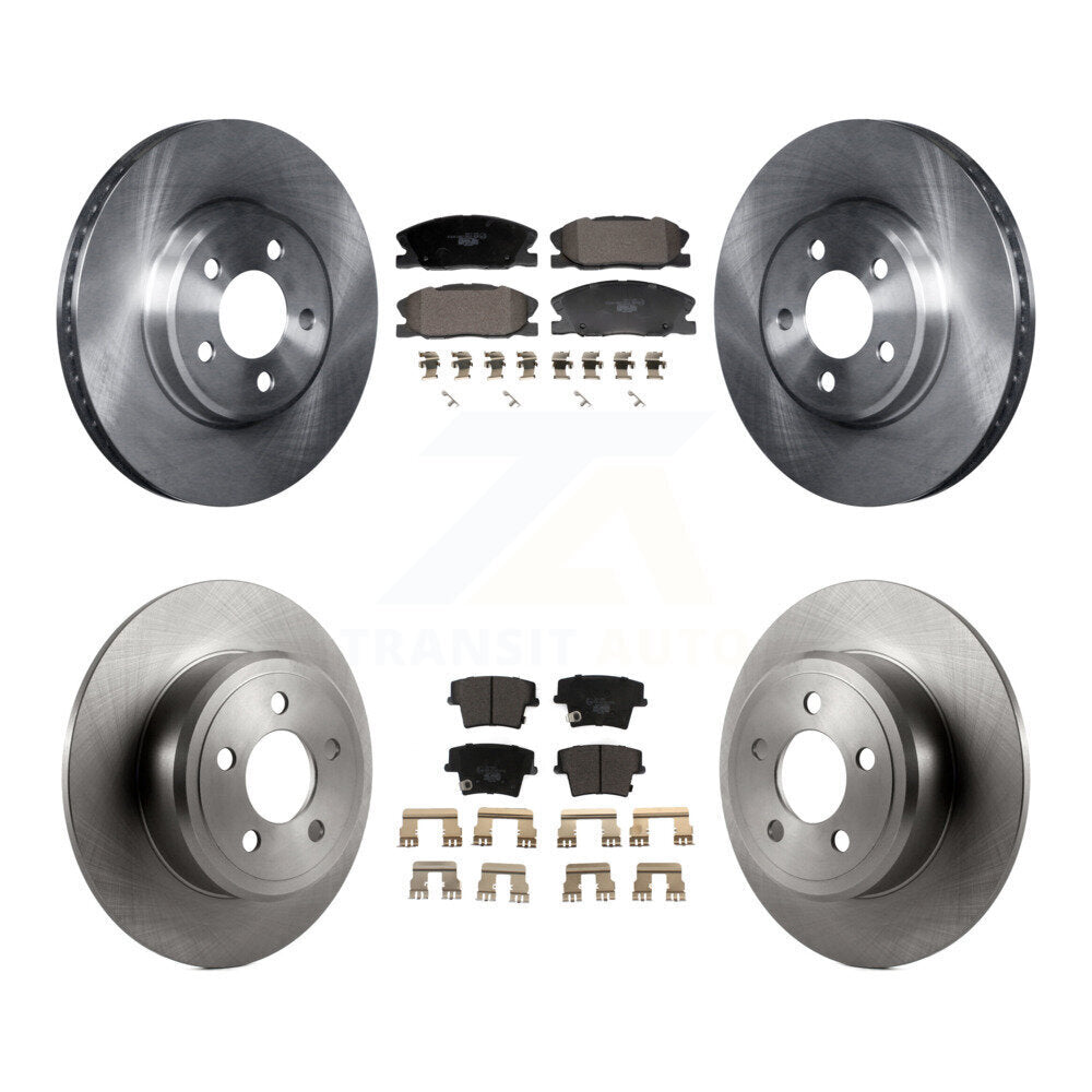 Kit de plaquettes en céramique pour Rotor de frein à disque avant et arrière, pour Dodge Charger RWD 2014 avec 3.6