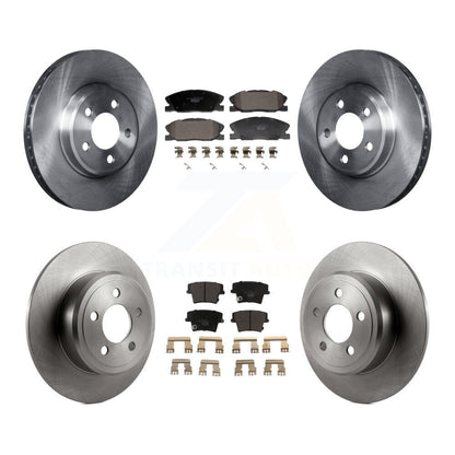Kit de plaquettes en céramique pour Rotor de frein à disque avant et arrière, pour Dodge Charger RWD 2014 avec 3.6