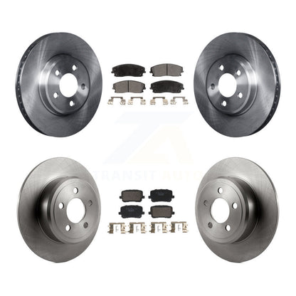 Kit de plaquettes en céramique pour Rotor de frein à disque avant et arrière, pour Dodge Charger RWD 2014 avec 3.6