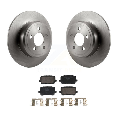 Kit de rotors de frein à disque arrière et de plaquettes en céramique pour Dodge Charger K8T-104435