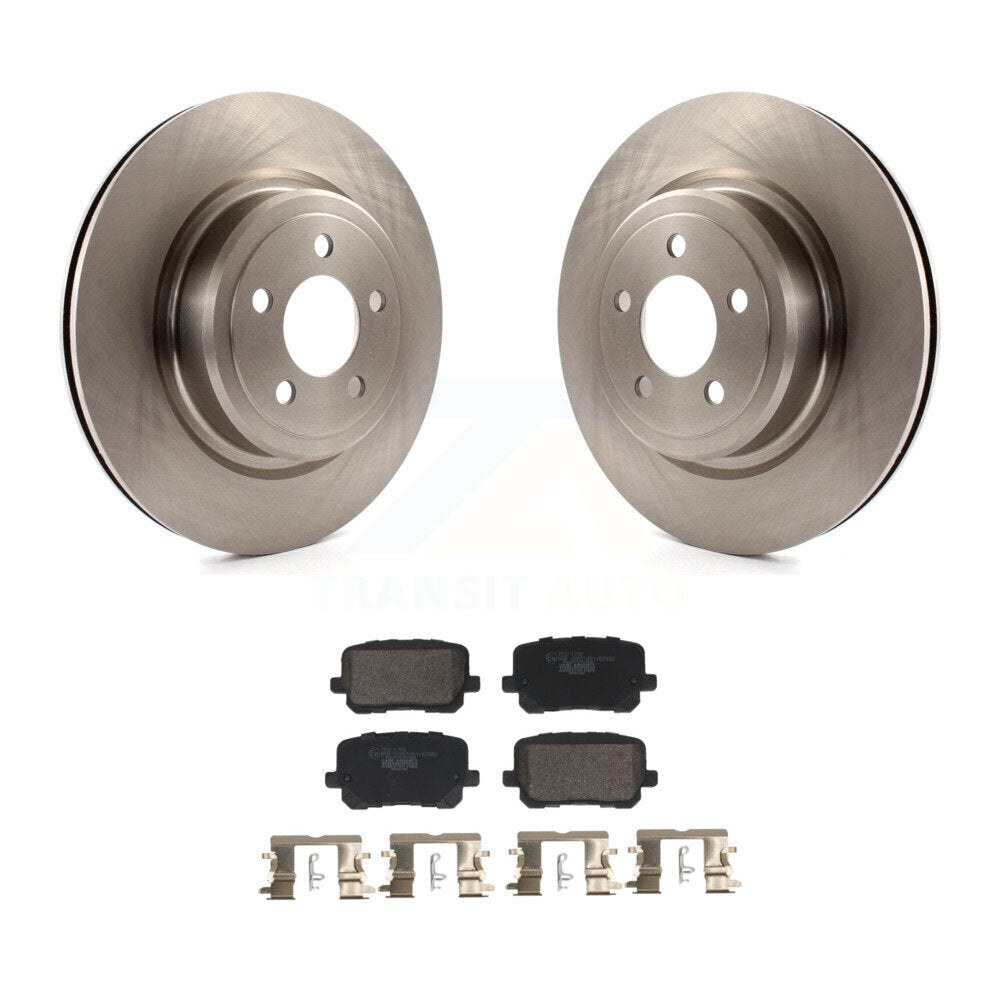 Rotors de frein arrière et kit de plaquettes en céramique pour Dodge Charger Pursuit 2020-2023 avec RW