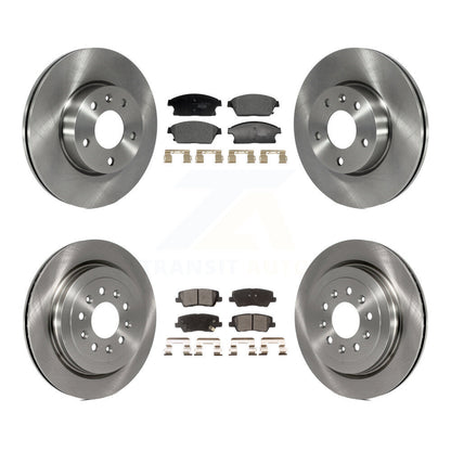Kit de rotors de frein à disque avant et arrière et plaquettes en céramique pour Cadillac ATS K8T-104454