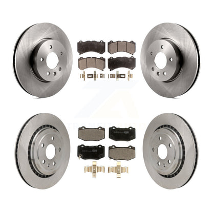 Kit de rotors de frein à disque avant et arrière et plaquettes en céramique pour Cadillac ATS V K8T-104455
