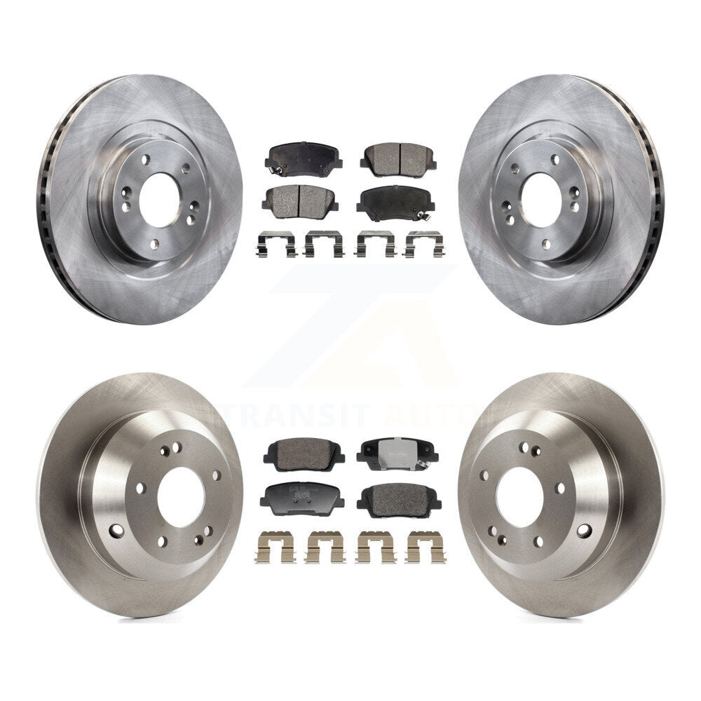 Kit de rotors de frein avant et arrière et plaquettes en céramique, pour Hyundai Santa Fe Sport Kia Sorent