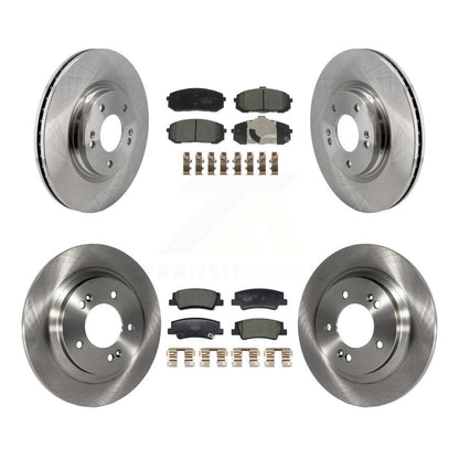 Kit de rotors de frein à disque avant et arrière et plaquettes en céramique, pour Hyundai Sonata Kia Niro EV K